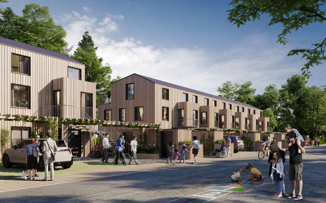 Wohnbeispiel Reihenmittelhaus