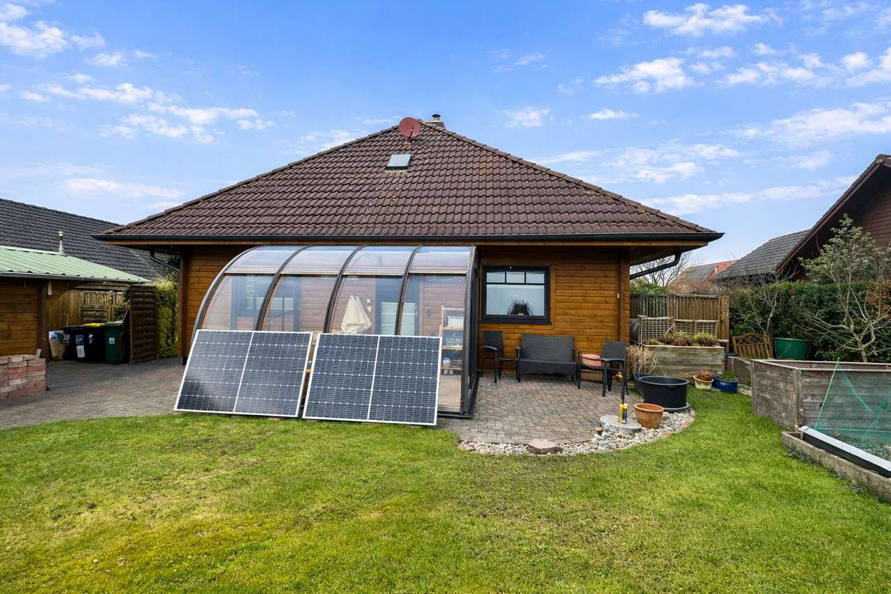 Energetisches Holzhaus in Steinbergkirche an der Ostsee