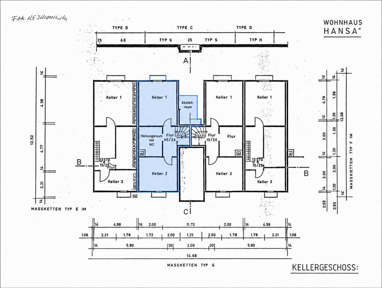 Grundriss Keller Grundriss Keller